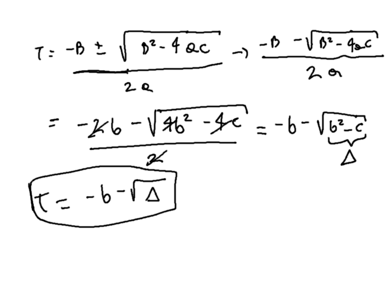 ecuacion cuadratica